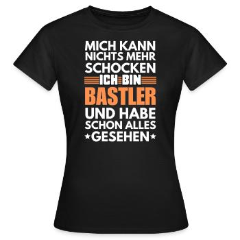 Nicht schockbarer Bastler - Frauen T-Shirt - Schwarz - Vorne - AI Model Female 172 dark (172cm)