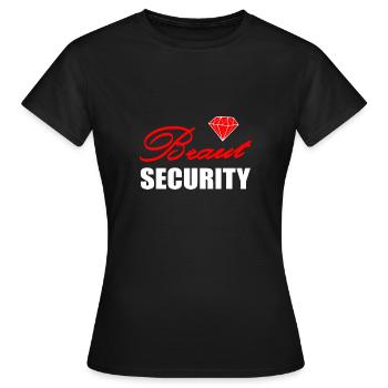 JGA - Frauen T-Shirt - Schwarz - Vorne - AI Model Female 172 dark (172cm)