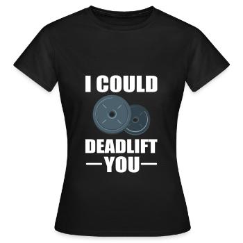 Fitnesstrainer - Frauen T-Shirt - Schwarz - Vorne - AI Model Female 172 dark (172cm)