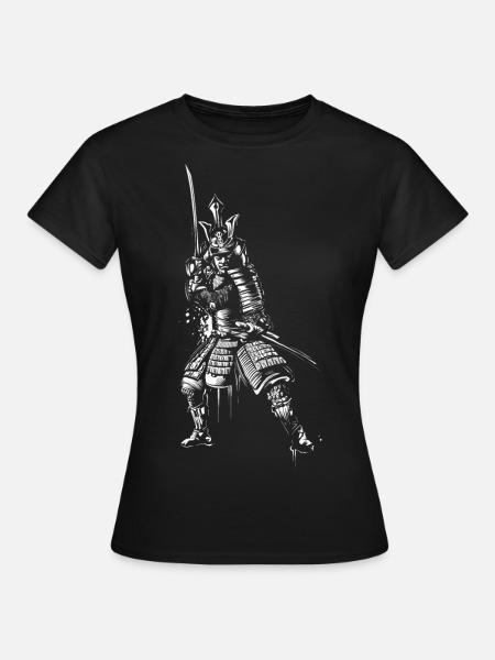 Samurai - Frauen T-Shirt - Schwarz