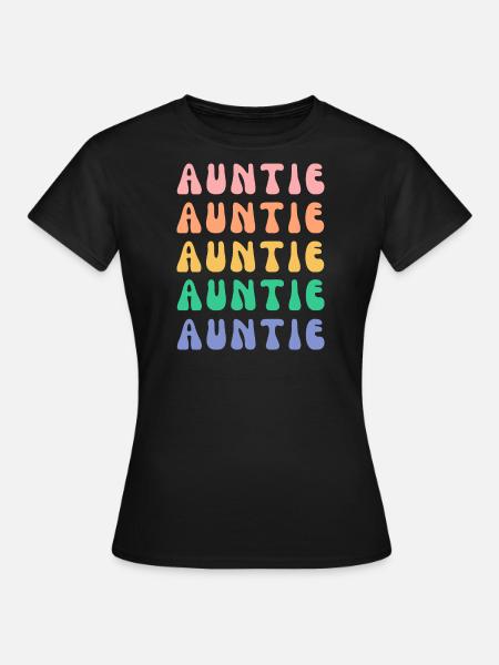 TANTCHEN - Frauen T-Shirt - Schwarz