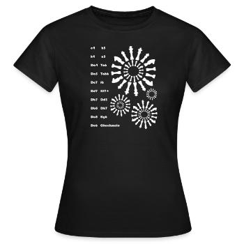 Échecs échecs jeu d’échecs jeu d’échecs - T-shirt Femme - noir - Devant - AI Model Female 172 dark (172cm)