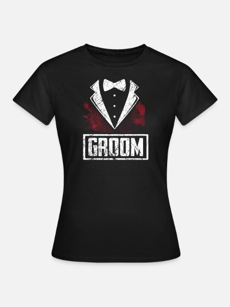 Bräutigam - Frauen T-Shirt - Schwarz