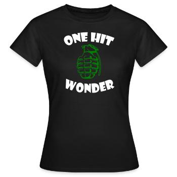 Soldat Soldaten Geschenk Handgranate Granate Boom - Frauen T-Shirt - Schwarz - Vorne - AI Model Female 172 dark (172cm)