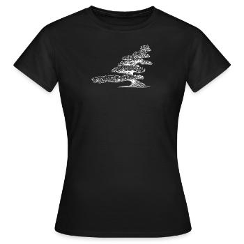 Bonsai - Frauen T-Shirt - Schwarz - Vorne - AI Model Female 172 dark (172cm)