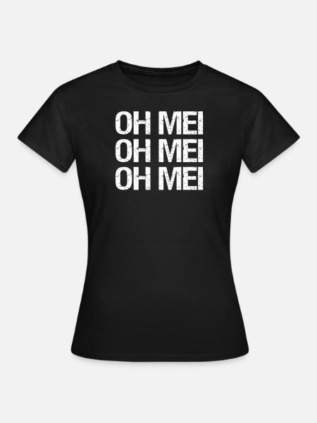 OH MEI - Frauen T-Shirt - Schwarz