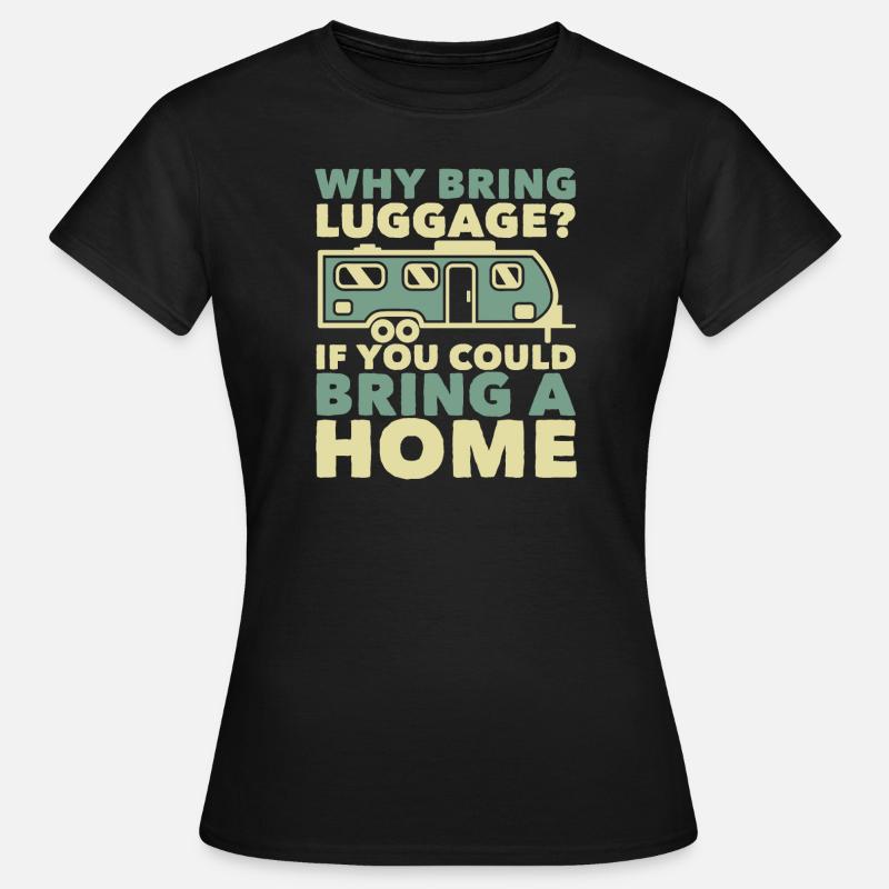 Caravan Camper Camper - Women's T-Shirt - black