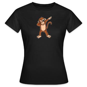 Cadeau anniversaire cadeau cadeau banane - T-shirt Femme - noir - Devant - AI Model Female 172 dark (172cm)