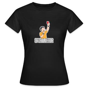 Sportlehrer - Sportunterricht - Frauen T-Shirt - Schwarz - Vorne - AI Model Female 172 dark (172cm)