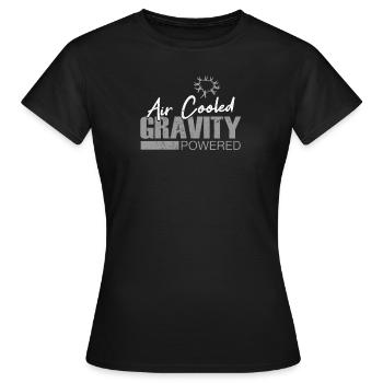 Parachutiste parachutiste - T-shirt Femme - noir - Devant - AI Model Female 172 dark (172cm)