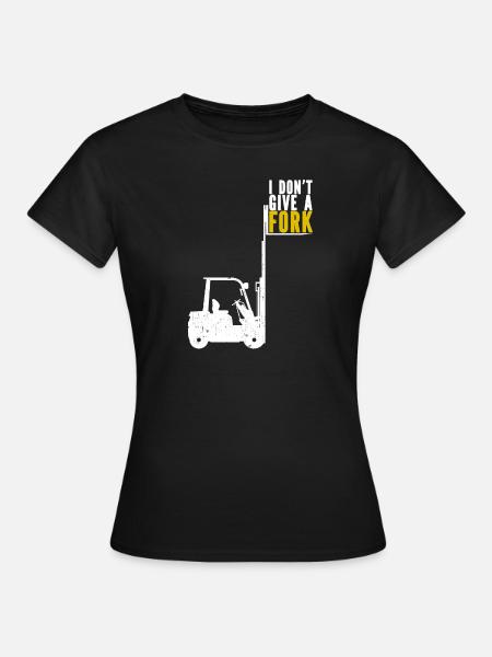 Gabelstapler Lagerist Logistiker Staplerfahrer - Frauen T-Shirt - Schwarz