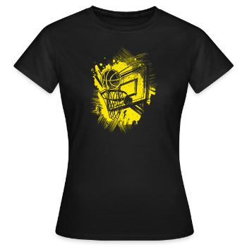 Dunking Basketball Spieler Korbleger Geschenk Bask - Frauen T-Shirt - Schwarz - Vorne - AI Model Female 172 dark (172cm)