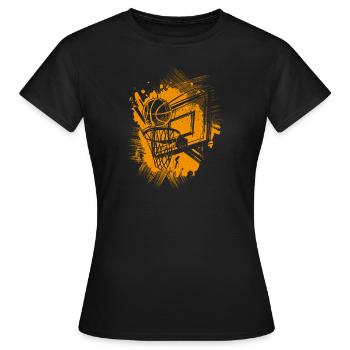 Dunking Basketball Spieler Korbleger Basketballeri - Frauen T-Shirt - Schwarz - Vorne - AI Model Female 172 dark (172cm)