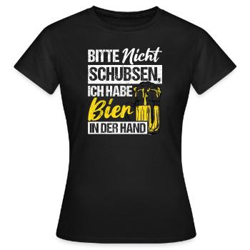 Bière Boire de la bière Fun Pub Boire Boire Spree Beer Tr - T-shirt Femme - noir - Devant - AI Model Female 172 dark (172cm)