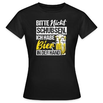 Bière Boire de la bière Fun Pub Boire Boire Spree Beer Tr - T-shirt Femme - noir - Devant - AI Model Female 172 dark (172cm)