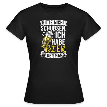 Bière Boire de la bière Fun Pub Boire Boire Spree Beer Tr - T-shirt Femme - noir - Devant - AI Model Female 172 dark (172cm)