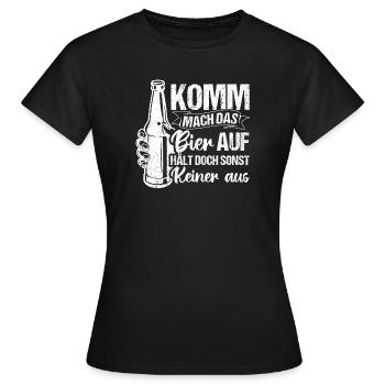 Bière Boire de la bière Fun Pub Boire Boire Spree Beer Tr - T-shirt Femme - noir - Devant - AI Model Female 172 dark (172cm)
