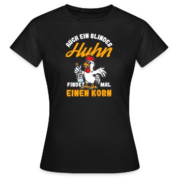 Grain Alcohol Chicken Party Dancing Grain Lover Alko - Women's T-Shirt - black - Front - AI Model Female 172 dark (172cm)