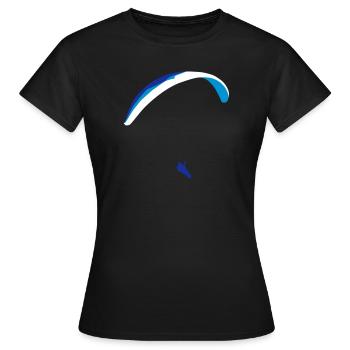 Paraglider XC - T-shirt Femme - noir - Devant - AI Model Female 172 dark (172cm)