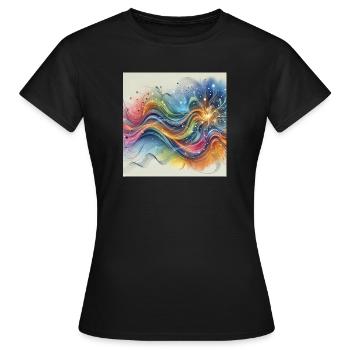 Guten Morgen - Frauen T-Shirt - Schwarz - Vorne - AI Model Female 172 dark (172cm)