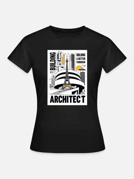 Architekt - Frauen T-Shirt - Schwarz