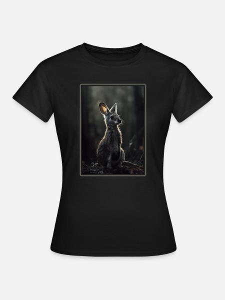 Wallabys Wallaby - Frauen T-Shirt - Schwarz