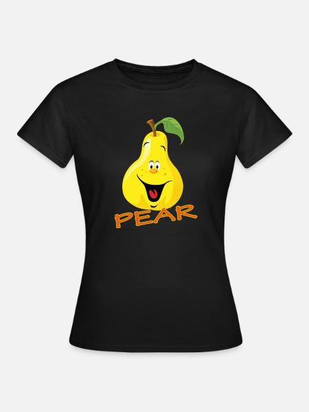 PEAR - Frauen T-Shirt - Schwarz