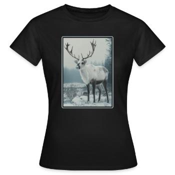 Renne Renne - T-shirt Femme - noir - Devant - AI Model Female 172 dark (172cm)
