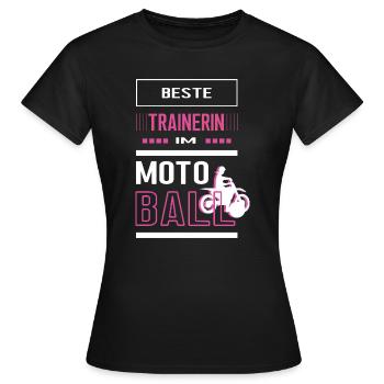Beste Motoball Trainerin Motoballtrainerin Spiel - Frauen T-Shirt - Schwarz - Vorne - AI Model Female 172 dark (172cm)