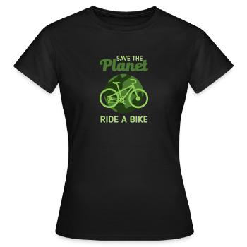 Fridays for future Greta pour la protection du climat. Bougez-vous - T-shirt Femme - noir - Devant - AI Model Female 172 dark (172cm)