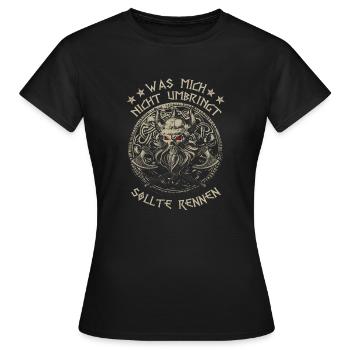 Renne! - Frauen T-Shirt - Schwarz - Vorne - AI Model Female 172 dark (172cm)