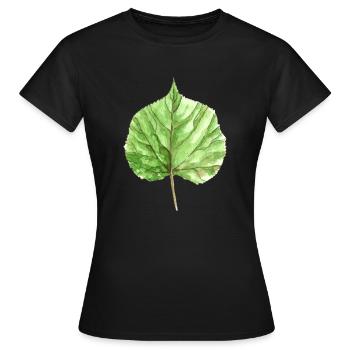 Lindenblatt - Women's T-Shirt - black - Front - AI Model Female 172 dark (172cm)