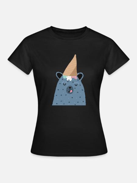Schleckermäulchen - Frauen T-Shirt - Schwarz