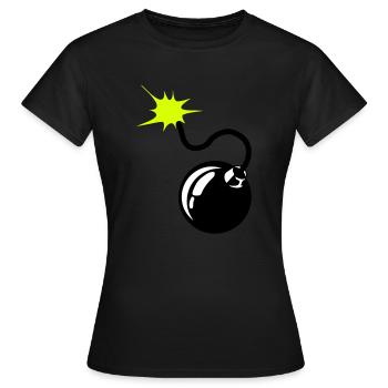 Bombe Bombe Docht 9072 - Frauen T-Shirt - Schwarz - Vorne - AI Model Female 172 dark (172cm)
