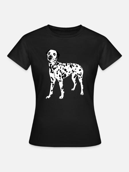 Dalmatiner - Frauen T-Shirt - Schwarz