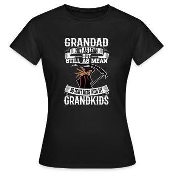 Grandad - Women's T-Shirt - black - Front - AI Model Female 172 dark (172cm)