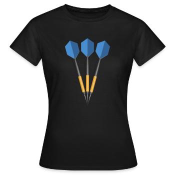 Dart arrow - Women's T-Shirt - black - Front - AI Model Female 172 dark (172cm)
