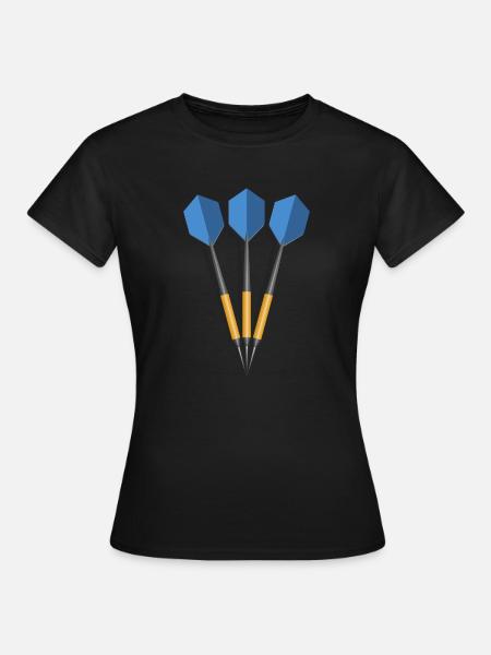 Dartpfeil - Frauen T-Shirt - Schwarz