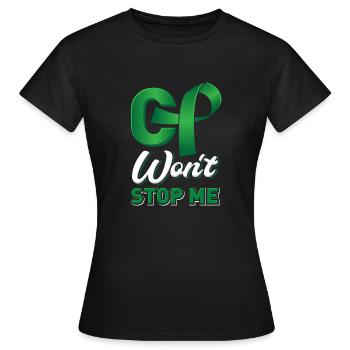 Le CP ne m’arrêtera pas la sensibilisation à la paralysie cérébrale - T-shirt Femme - noir - Devant - AI Model Female 172 dark (172cm)
