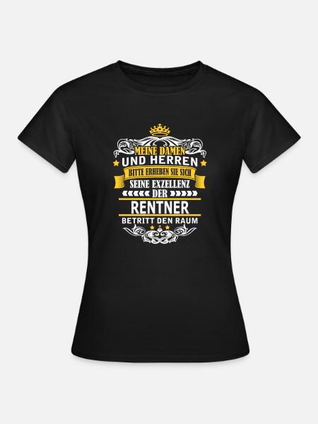 RENTNER - Frauen T-Shirt - Schwarz