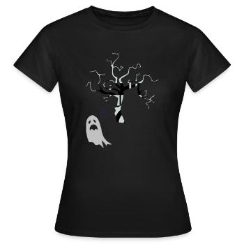 Halloween 2 - T-shirt Femme - noir - Devant - AI Model Female 172 dark (172cm)