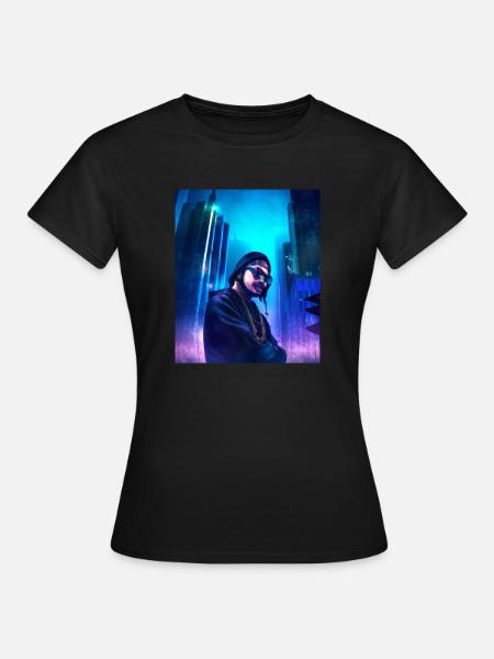 Hip Hopper Rapper - Frauen T-Shirt - Schwarz