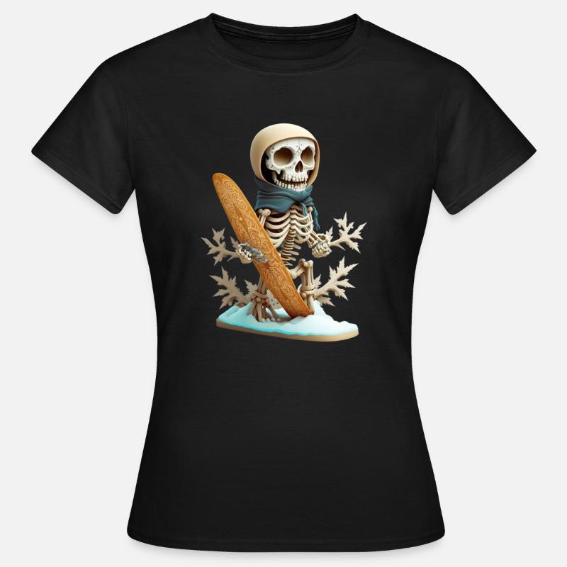Eat Sleep Snowboard Repeat - Women's T-Shirt - black