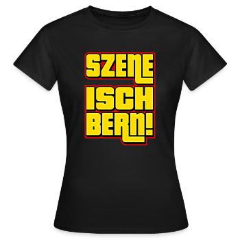 Szene Isch Bern - Frauen T-Shirt - Schwarz - Vorne - AI Model Female 172 dark (172cm)