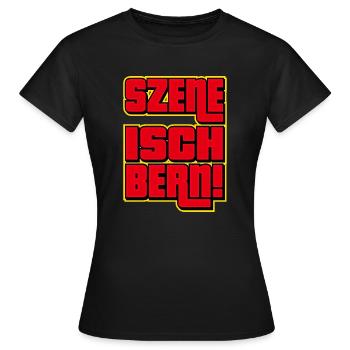 Szene Isch Bern - Frauen T-Shirt - Schwarz - Vorne - AI Model Female 172 dark (172cm)