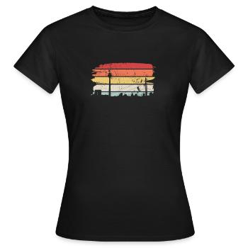 Dusseldorf Skyline Dusseldorf Dusseldorf - T-shirt Femme - noir - Devant - AI Model Female 172 dark (172cm)