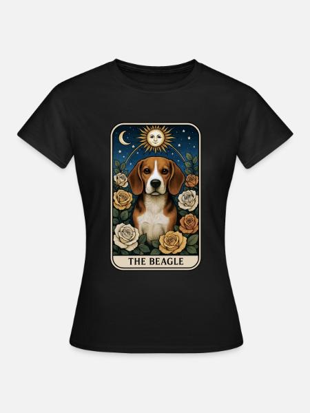 Beagle - Frauen T-Shirt - Schwarz