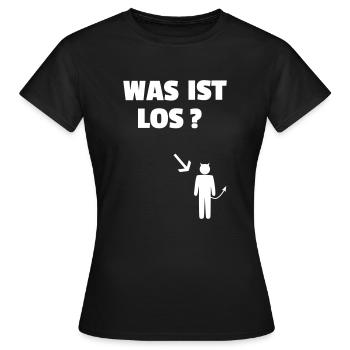 Teufel los - Frauen T-Shirt - Schwarz - Vorne - AI Model Female 172 dark (172cm)
