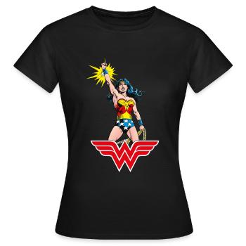 Wonder Woman Victoire Femme Tee Shirt - T-shirt Femme - noir - Devant - AI Model Female 172 dark (172cm)
