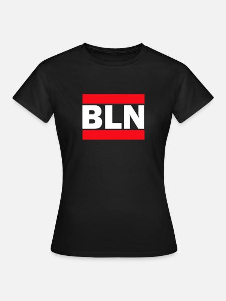 RUN BLN Berlin - Frauen T-Shirt - Schwarz